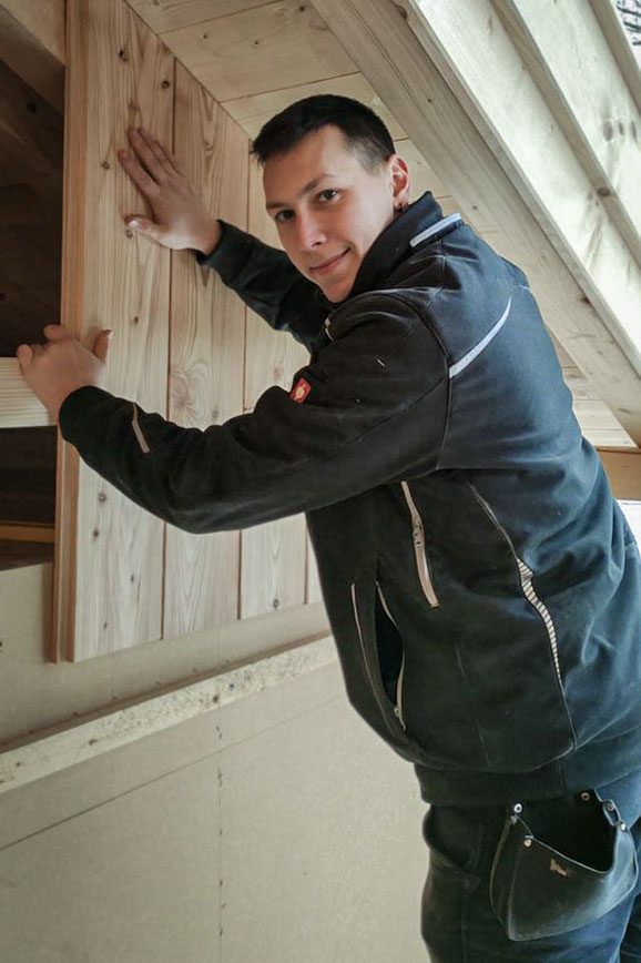 Christian-von-Tluck Mitarbeiter auf der Baustelle