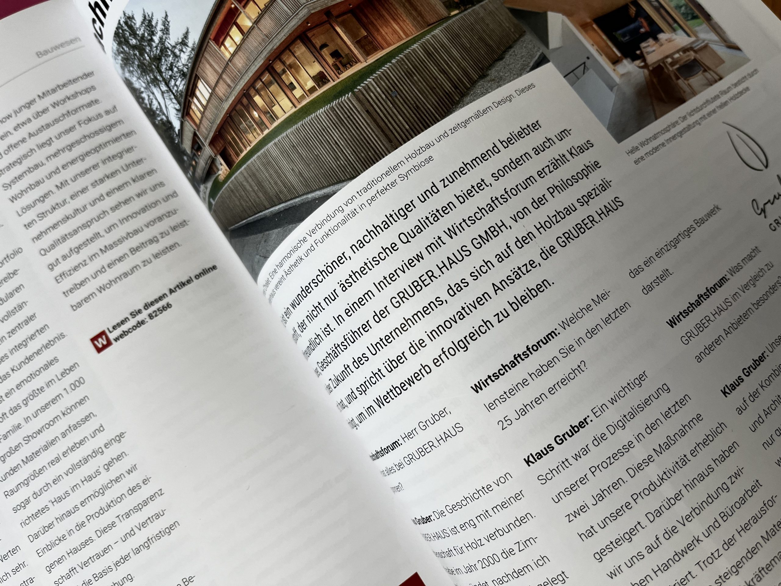 Interview mit Klaus Gruber im Wirtschaftsforum